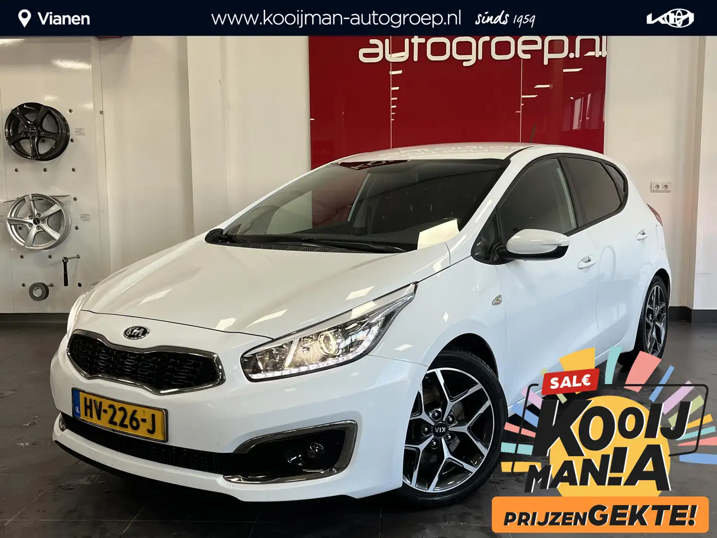 Kia Ceed / cee'd 1.6 GDI First Edition 17" Privacy Glass, mooie lux Wit - 1