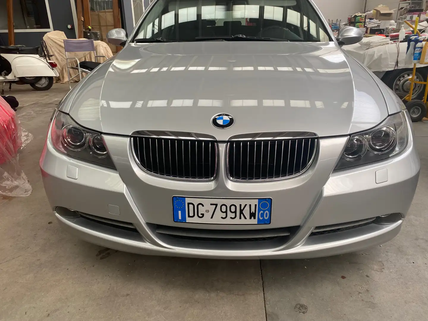 BMW 330 Serie 3 E91 Touring 330xd Touring Futura Argento - 2