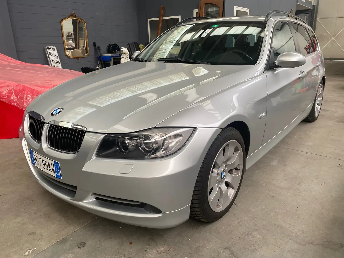 BMW 330 Serie 3 E91 Touring 330xd Touring Futura Argento - 1