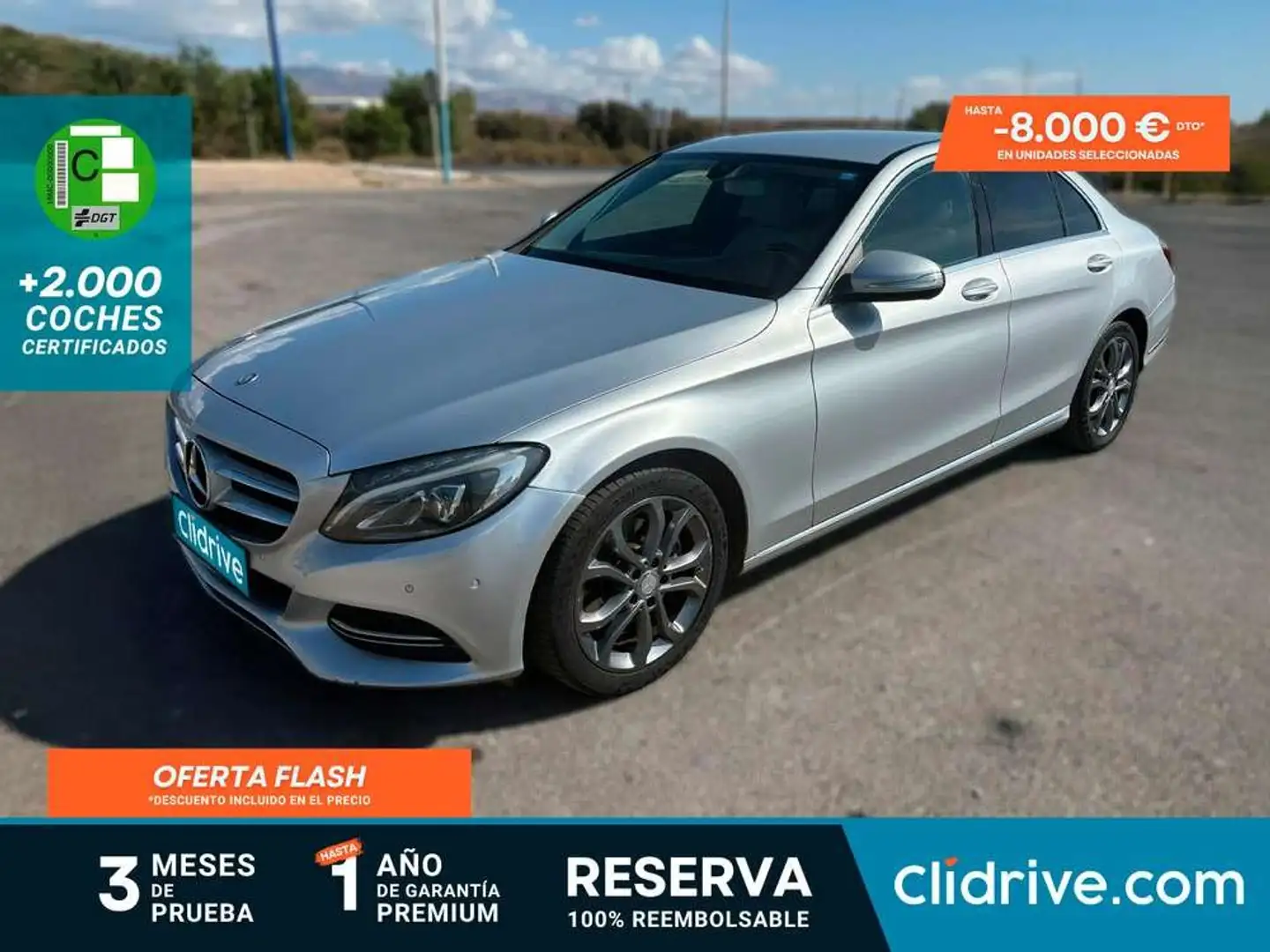 Mercedes-Benz C 220 220CDI BE Avantgarde Aut. Gris - 1