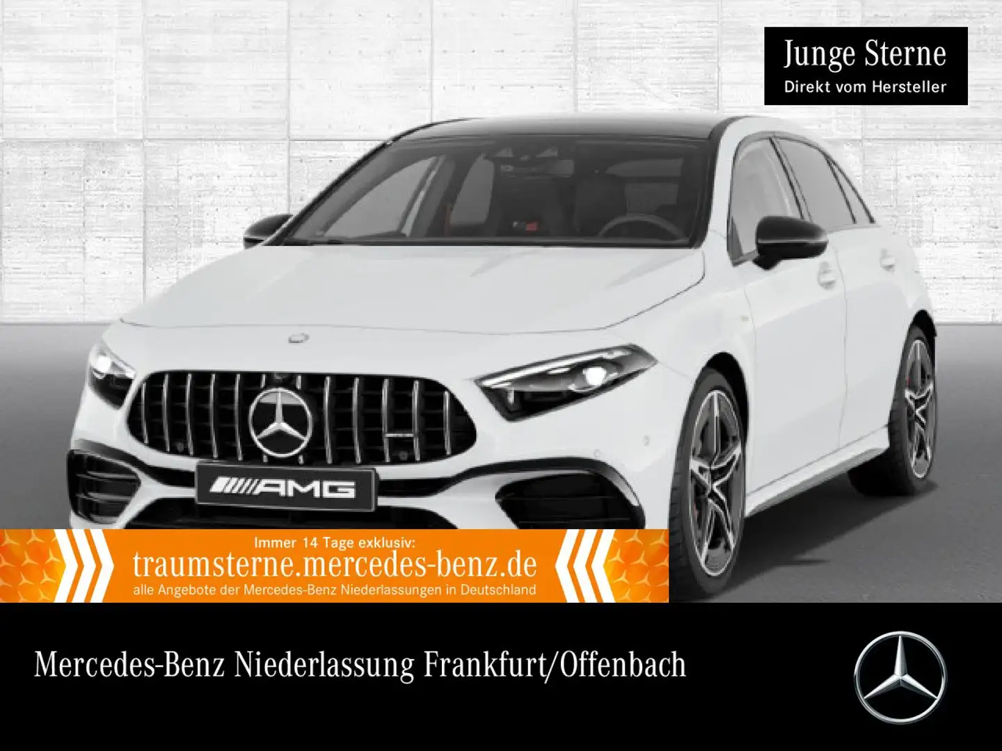 Mercedes-Benz A 45 AMG A 45 S 4M Kompakt DRIVERS+PANO+360°+MULTIBEAM+8G Weiß - 1