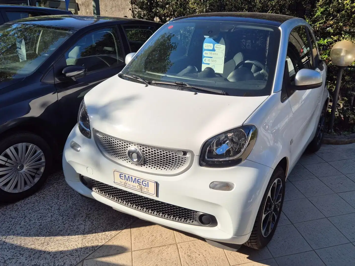 smart forTwo Fortwo III 2015 1.0 Passion 71cv twinamic Bianco - 2