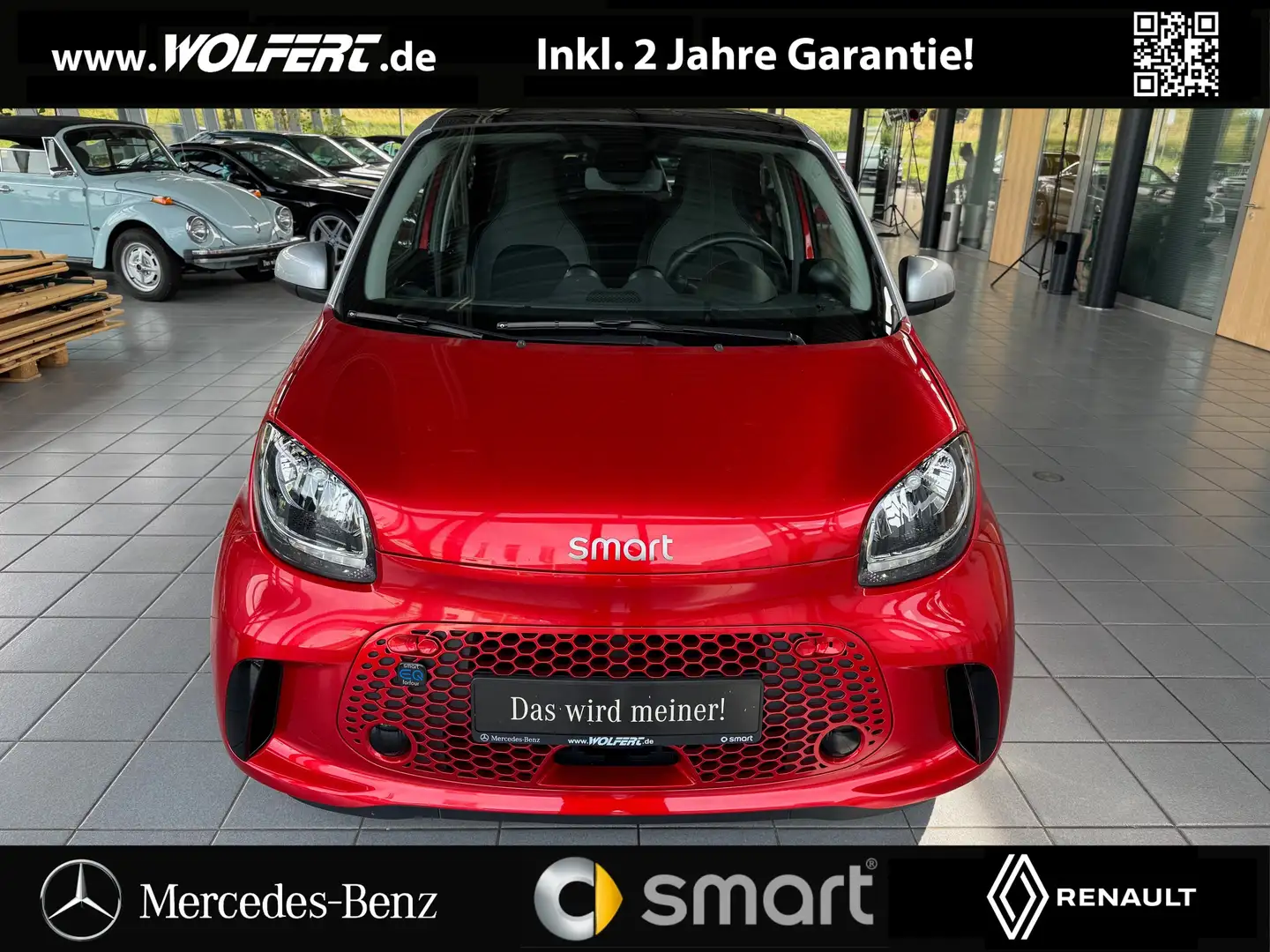 smart forFour EQ Lenkradheizung Kamera Sitzheizung vorn u hinten Rot - 2