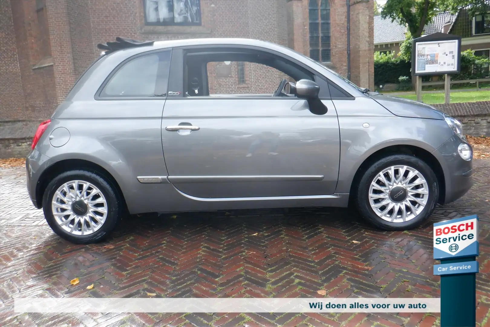 Fiat 500C 1.2 69pk Cabriolet AUTOMAAT - 44.000 KM Lounge Gris - 1