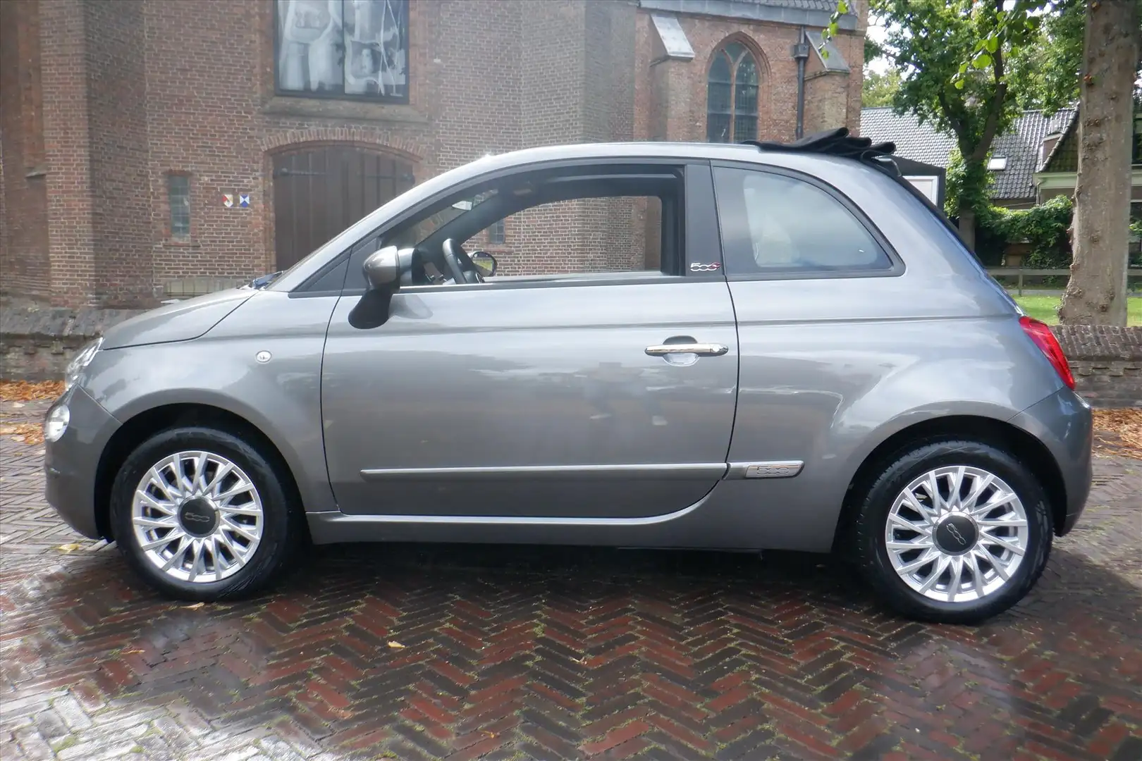 Fiat 500C 1.2 69pk Cabriolet AUTOMAAT - 44.000 KM Lounge Gris - 2