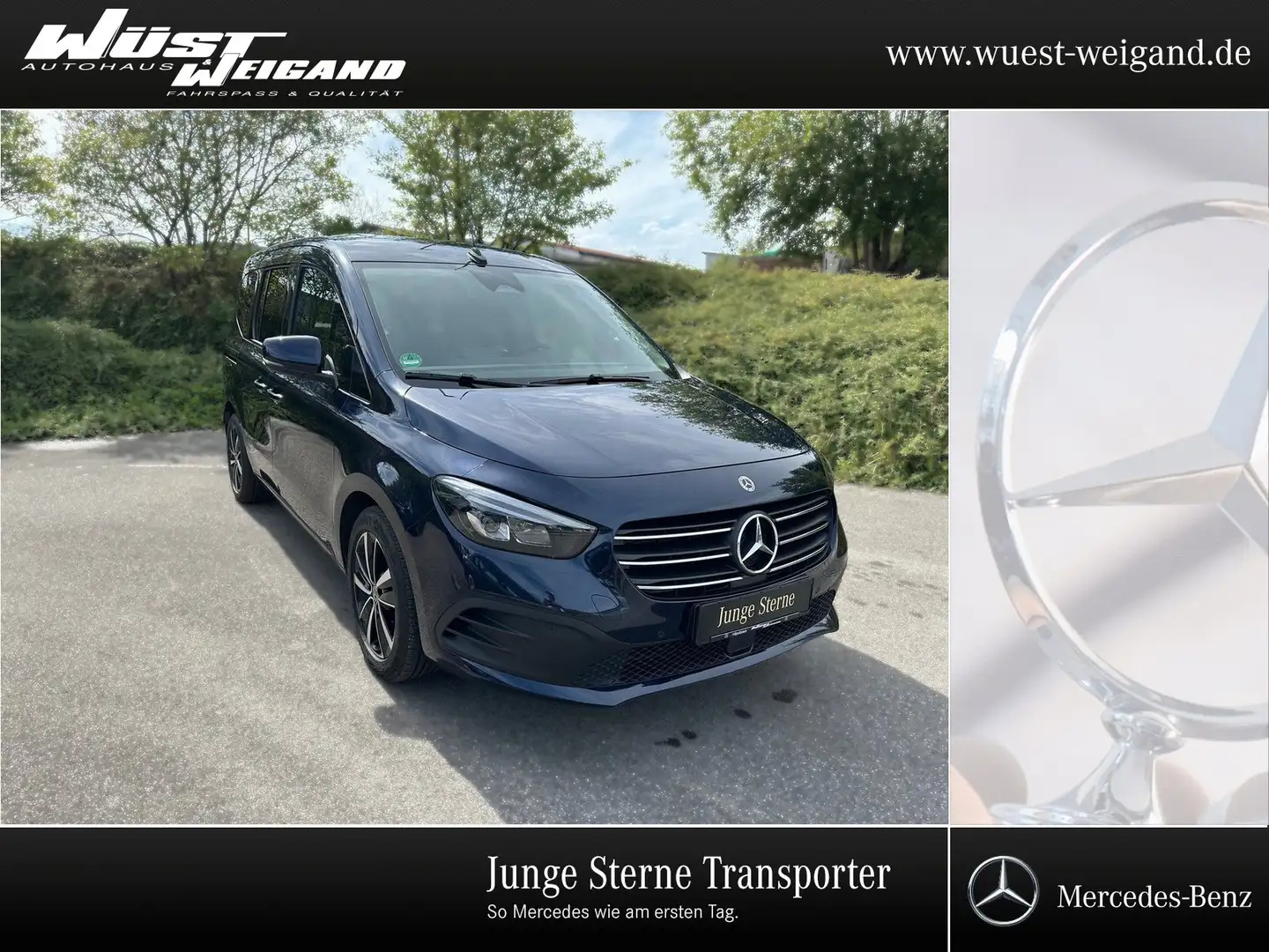 Mercedes-Benz T 180 d PROGRESSIVE Standard+KeylessGo+Navi+LED Blau - 1