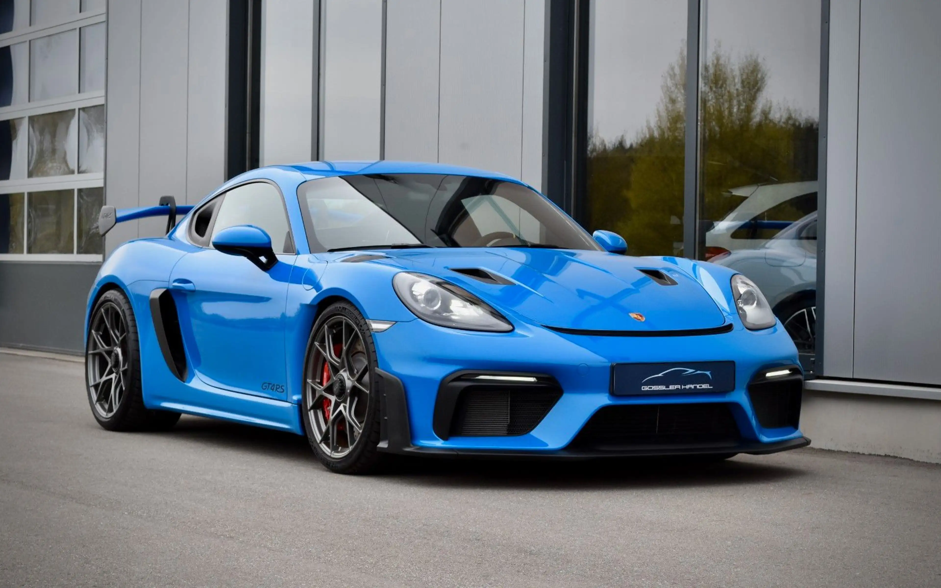 Porsche Cayman GT4 RS CLUBSPORT SHARKBLUE 1.HAND — photo 8