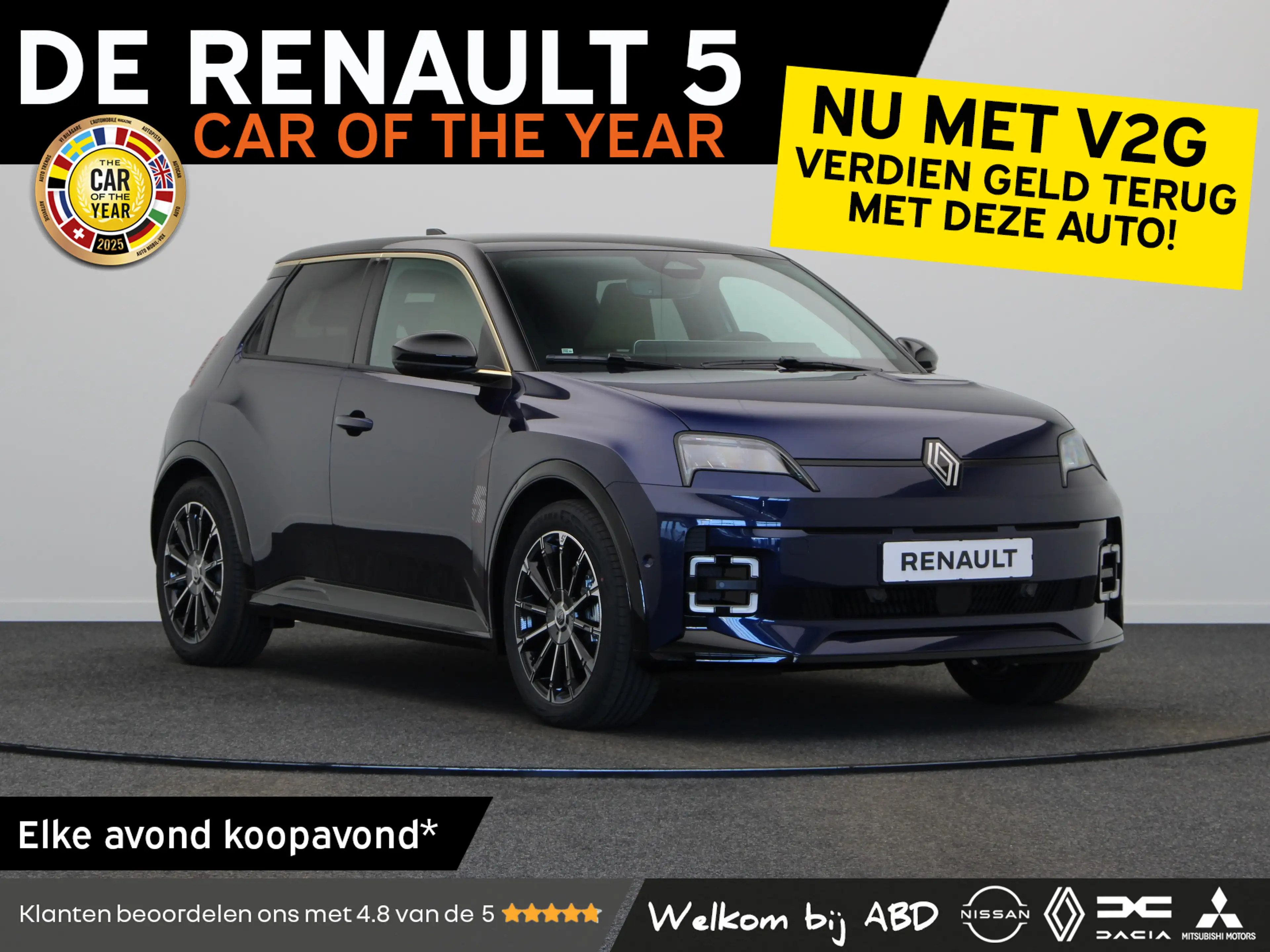 Renault R 5 Iconic cinq Comfort range | Achteruitrijcamera | E