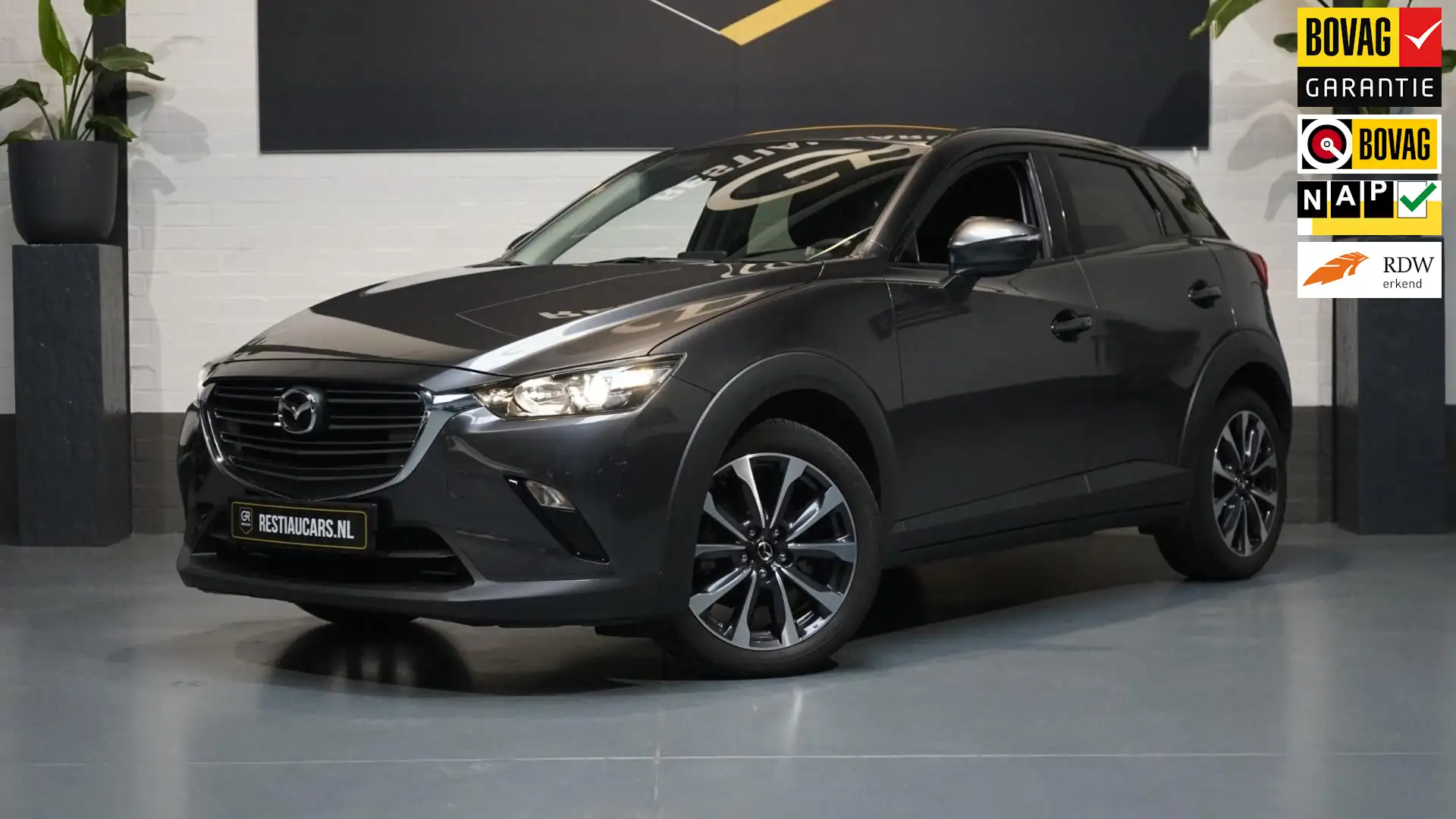 Mazda CX-3 2.0 SkyActiv-G 121 Sportive CLIMA-CRUISE-DAB-NAVIG Grijs - 1