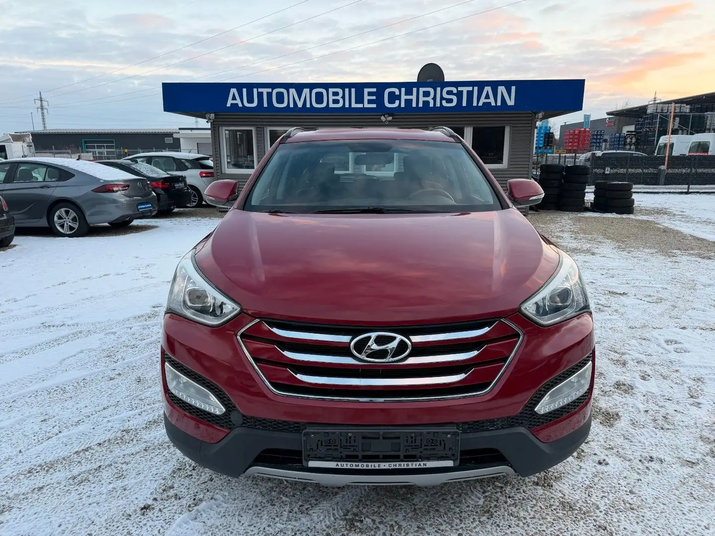 Hyundai SANTA FE LPG-GAS 2WD Klima Navi Rückfahrkamera Rot - 1
