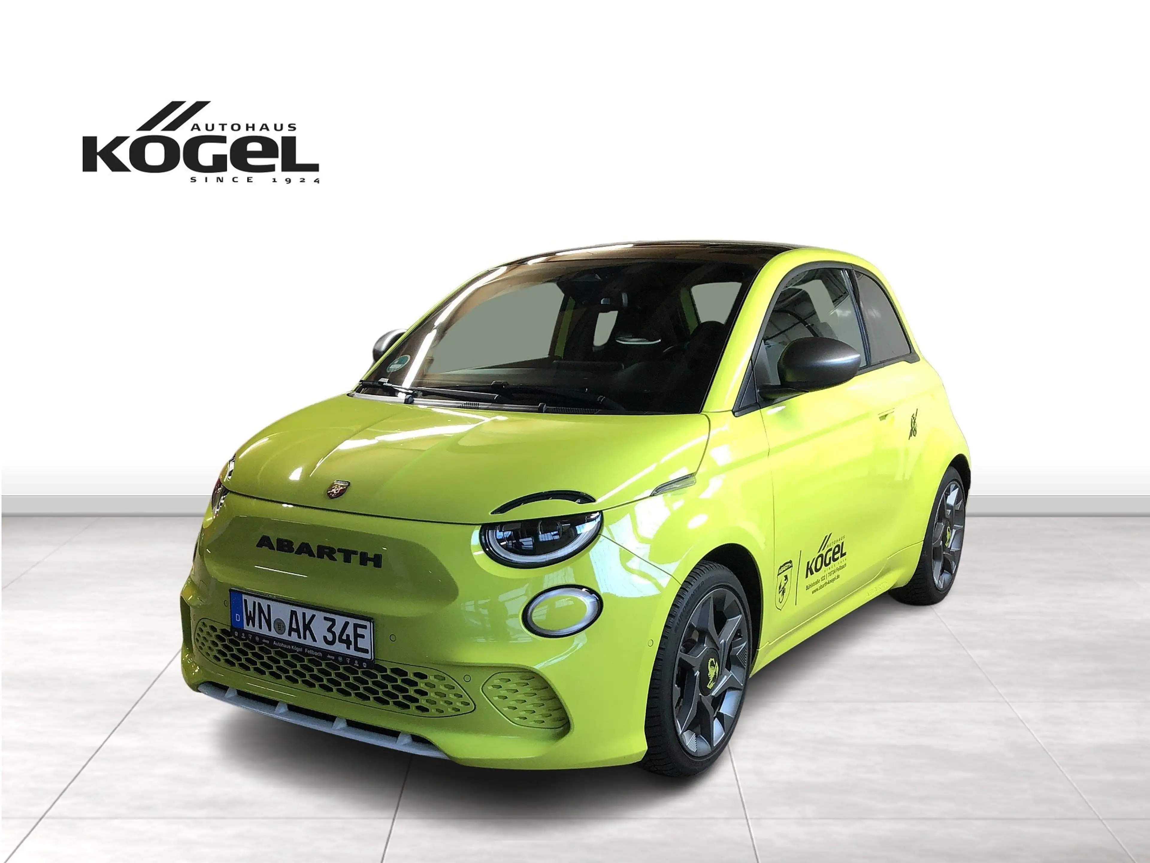 Abarth 500e Scorpionissima 42 kWh 155 PS inkl. Winterräder Alu