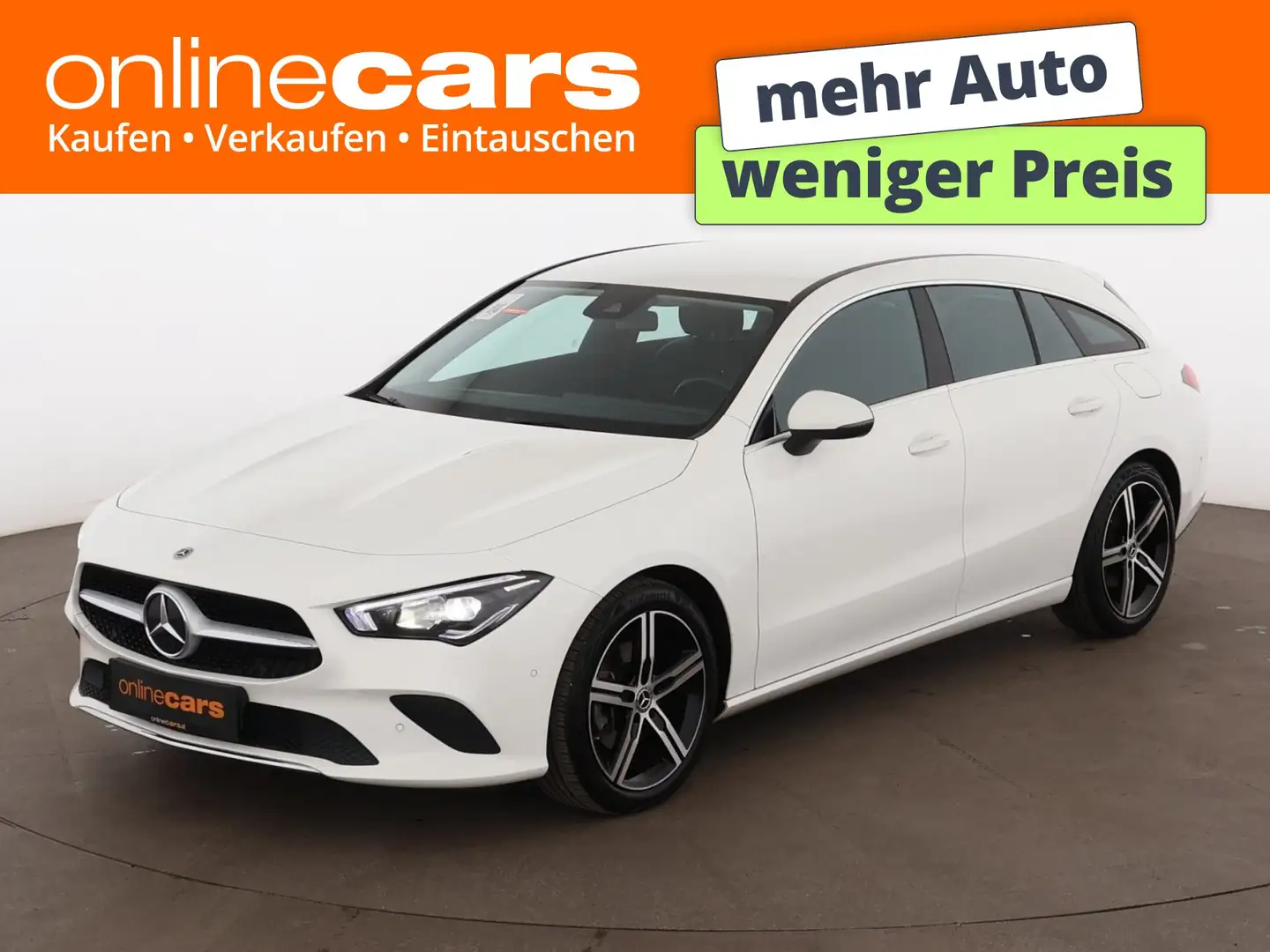 Mercedes-Benz CLA 200 d SB Progressive Aut LED LEDER NAVI SITZHZ Weiß - 1