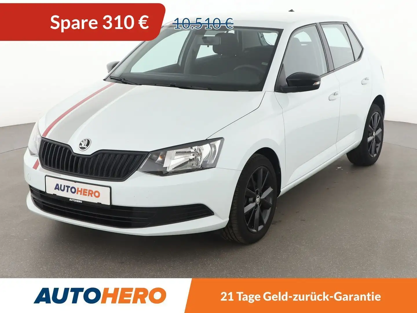 Skoda Fabia 1.0 MPI Red & Grey*PDC*SHZ*KLIMA*LM-FELGEN* Weiß - 1
