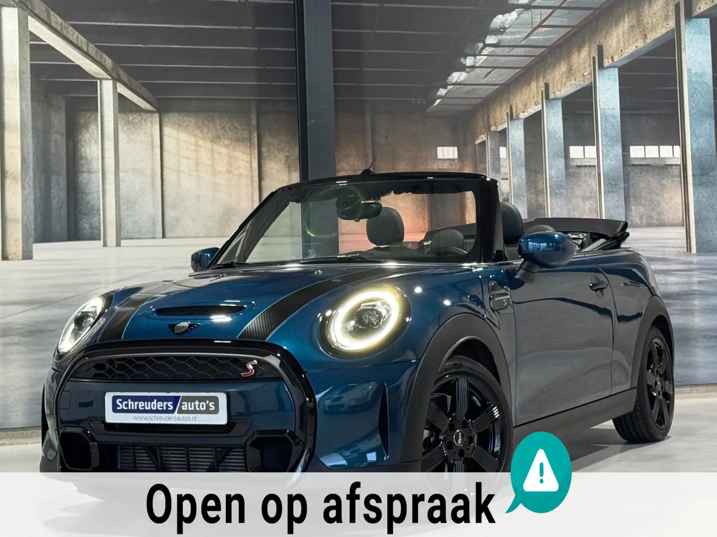 MINI Cooper S Cabrio Mini 2.0 Sidewalk Edition. 180 PK HUD Camera Leder Groen - 1