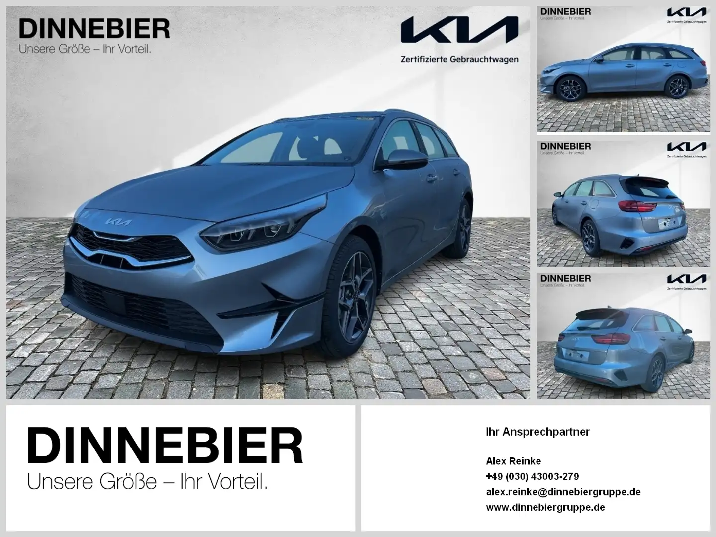 Kia Ceed SW / cee'd SW CEED Sportswagon Spirit AHK+LED+Navi+Kamera Argento - 1