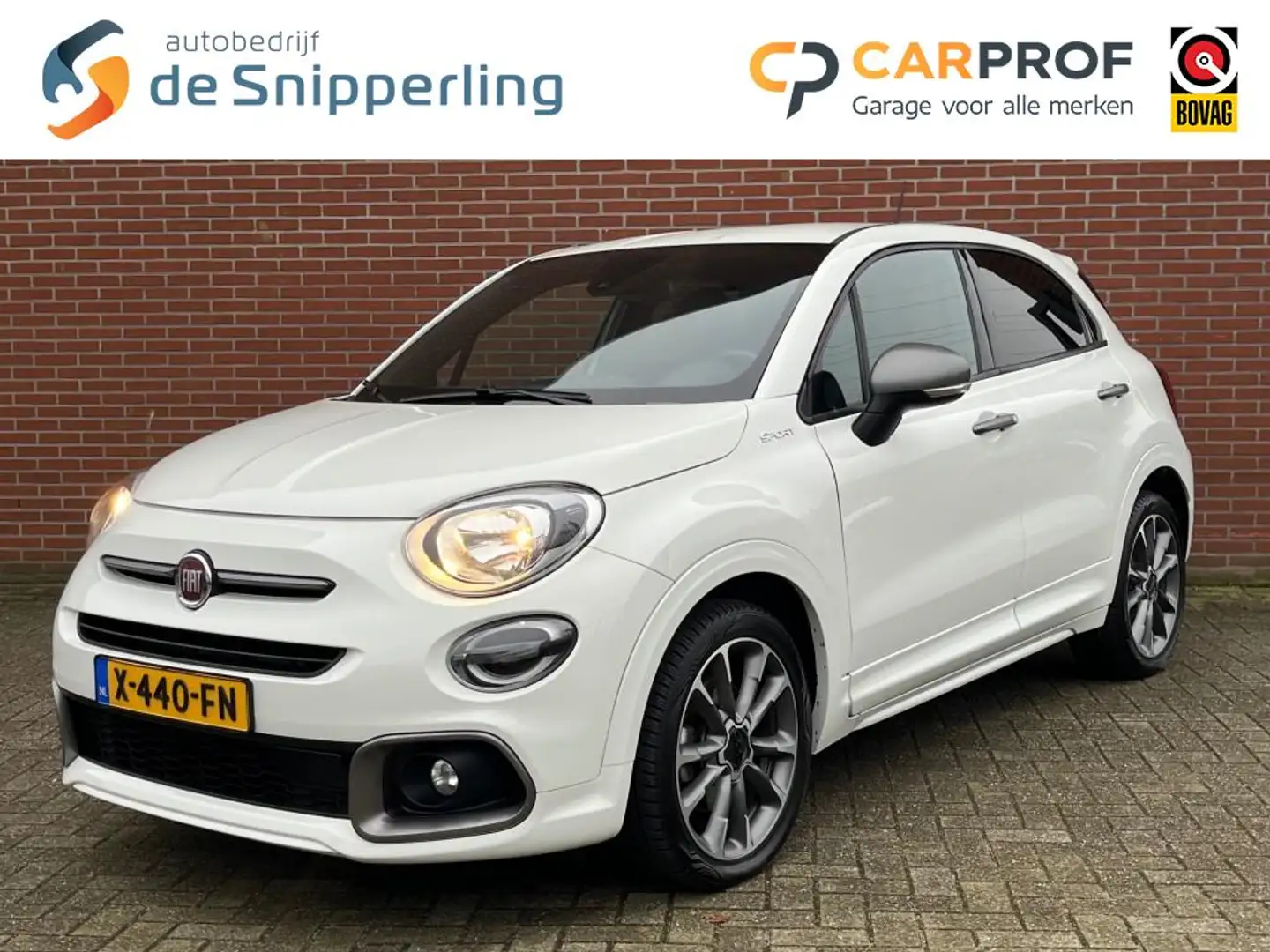Fiat 500X 1.3 FireFly Turbo 150pk SPORT NAVI CLIMA CRUISE PD Blanc - 1