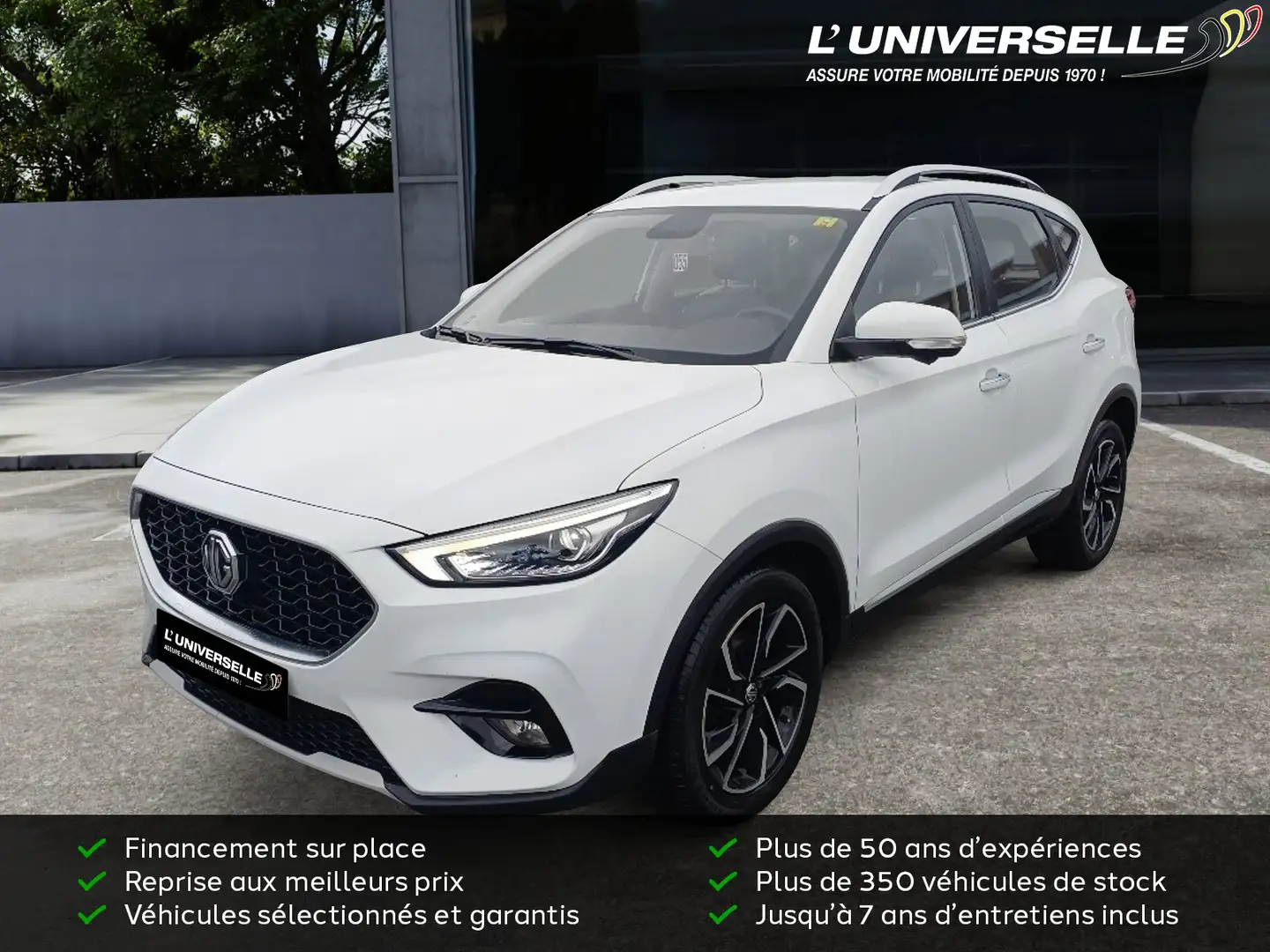 MG ZS 1.0 LUXURY AUTOMATIQUE Blanc - 1