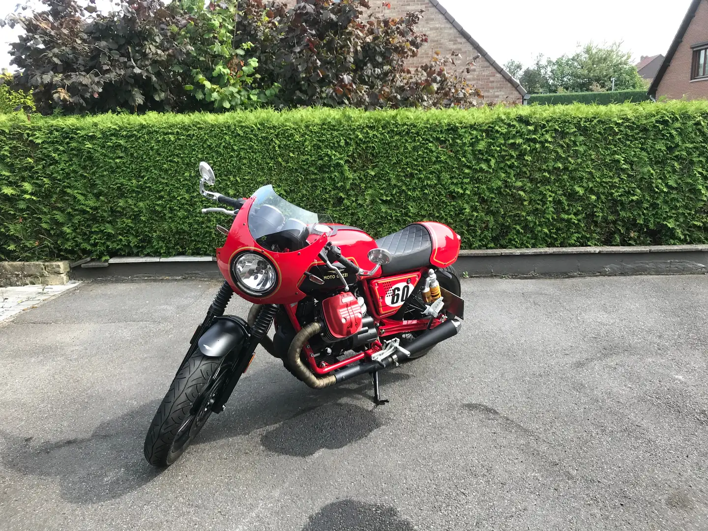 Moto Guzzi V 7 V7 racer Красный - 2