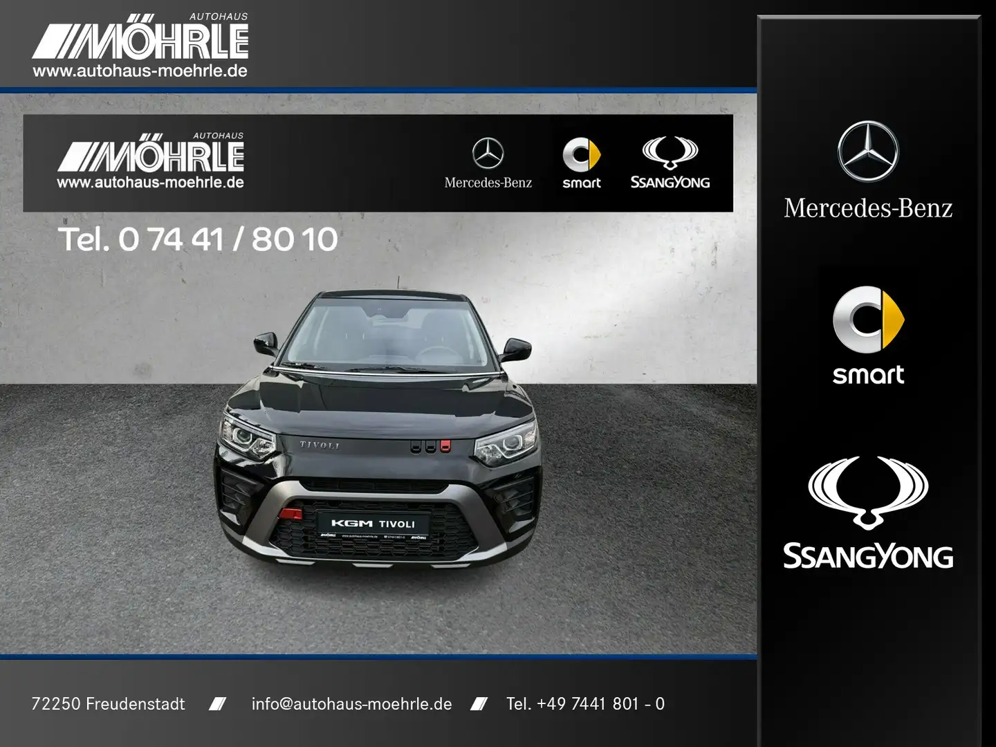 KGM Tivoli Tivoli 1.5 P Essential Kamera Navi Sitzheizung Schwarz - 1