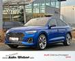 Audi Q5 Sportback 55TFSIe qu S LINE LUFT AHK PANO B&O Blau - thumbnail 1