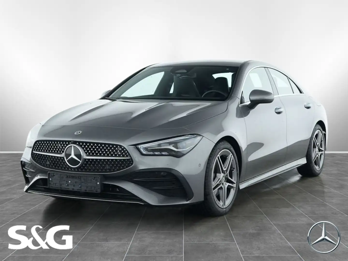 Mercedes-Benz CLA 180 Coupé AMG RüKam+MBUX+LED+18+Sitzhzg Gris - 1