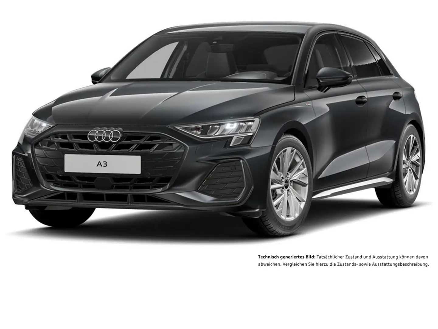 Audi A3 Sportback 35 S LINE CAM ACC E-KLAPPE NAVI+ Grau - 2
