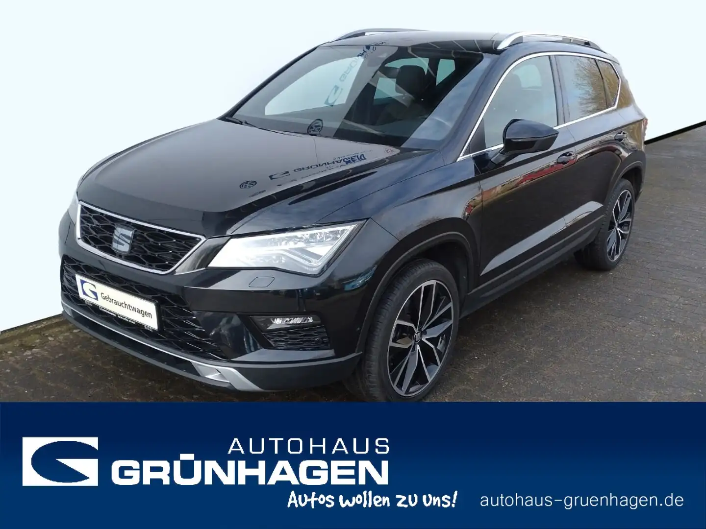 SEAT Ateca Ateca Xcellence 4Drive-AHK-Navi-ACC-LED-SHZ-Kame Noir - 1
