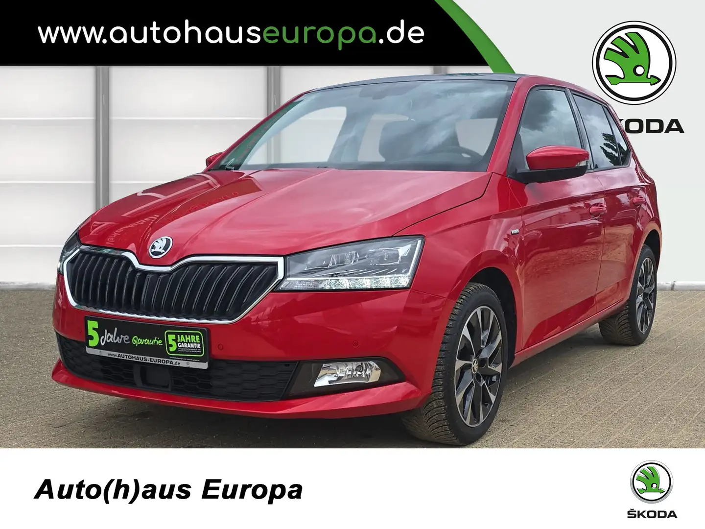 Skoda Fabia 1.0 TSI 25 Best Drive Of ACC Navi KlimaA Pano KAM Rot - 1