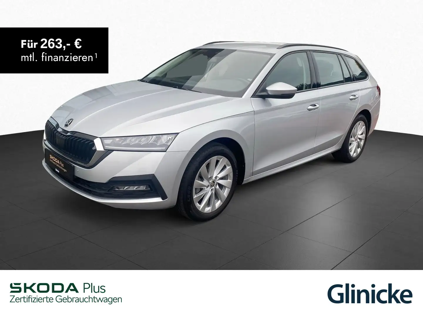 Skoda Octavia Combi 2.0 TDI DSG Ambition Klima Navi Silber - 1