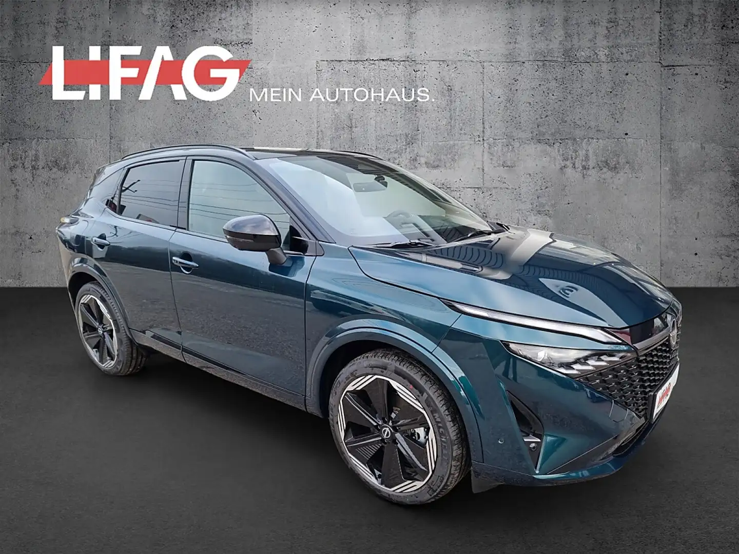Nissan Qashqai 1,5T e-Power N-Design+ !Modell 2025! *ab €39.99... Grün - 1
