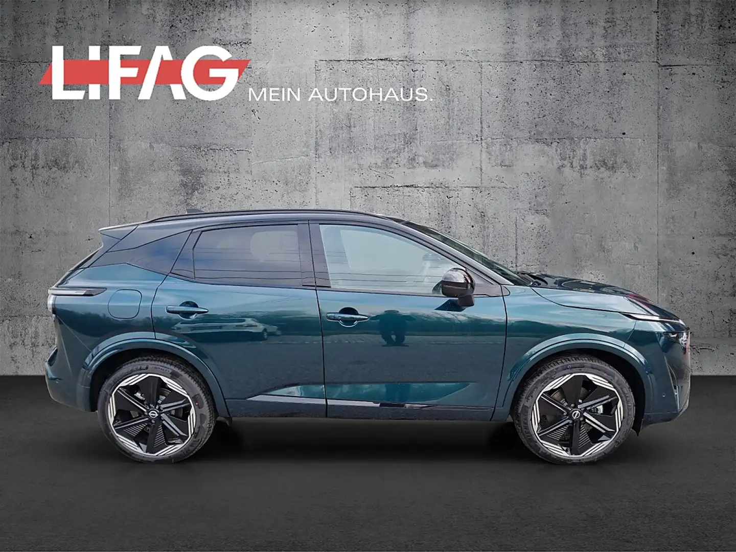 Nissan Qashqai 1,5T e-Power N-Design+ !Modell 2025! *ab €39.99... Grün - 2