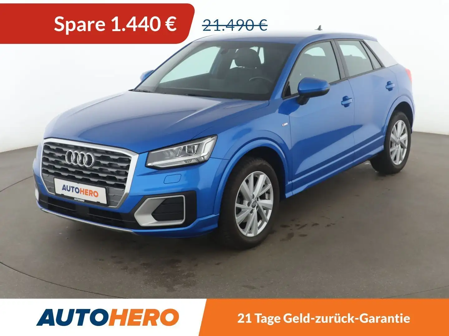 Audi Q2 1.6 TDI Sport*LED*NAVI*TEMPO*PDC*SHZ*KLIMA* Blau - 1