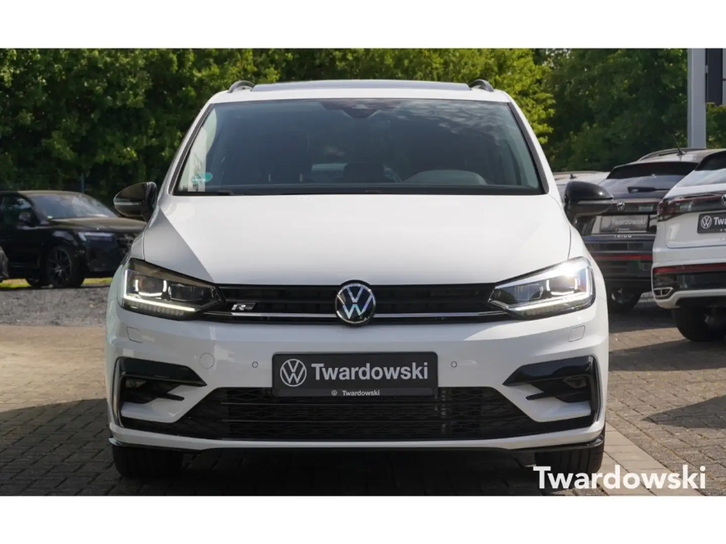 Volkswagen Touran 2.0 TDI Highline BMT 7.Sitze PANO AHK ACC Weiß - 2