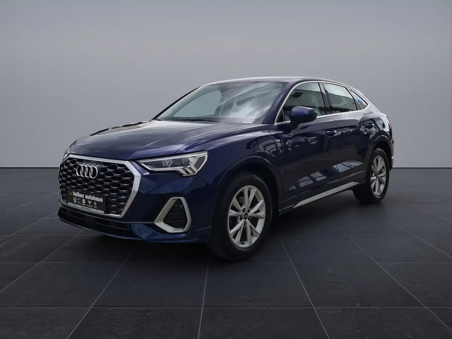 Audi Q3 Sportback 35 TFSI S tronic S line+NAVI+LED+PDC+SH Azul - 2