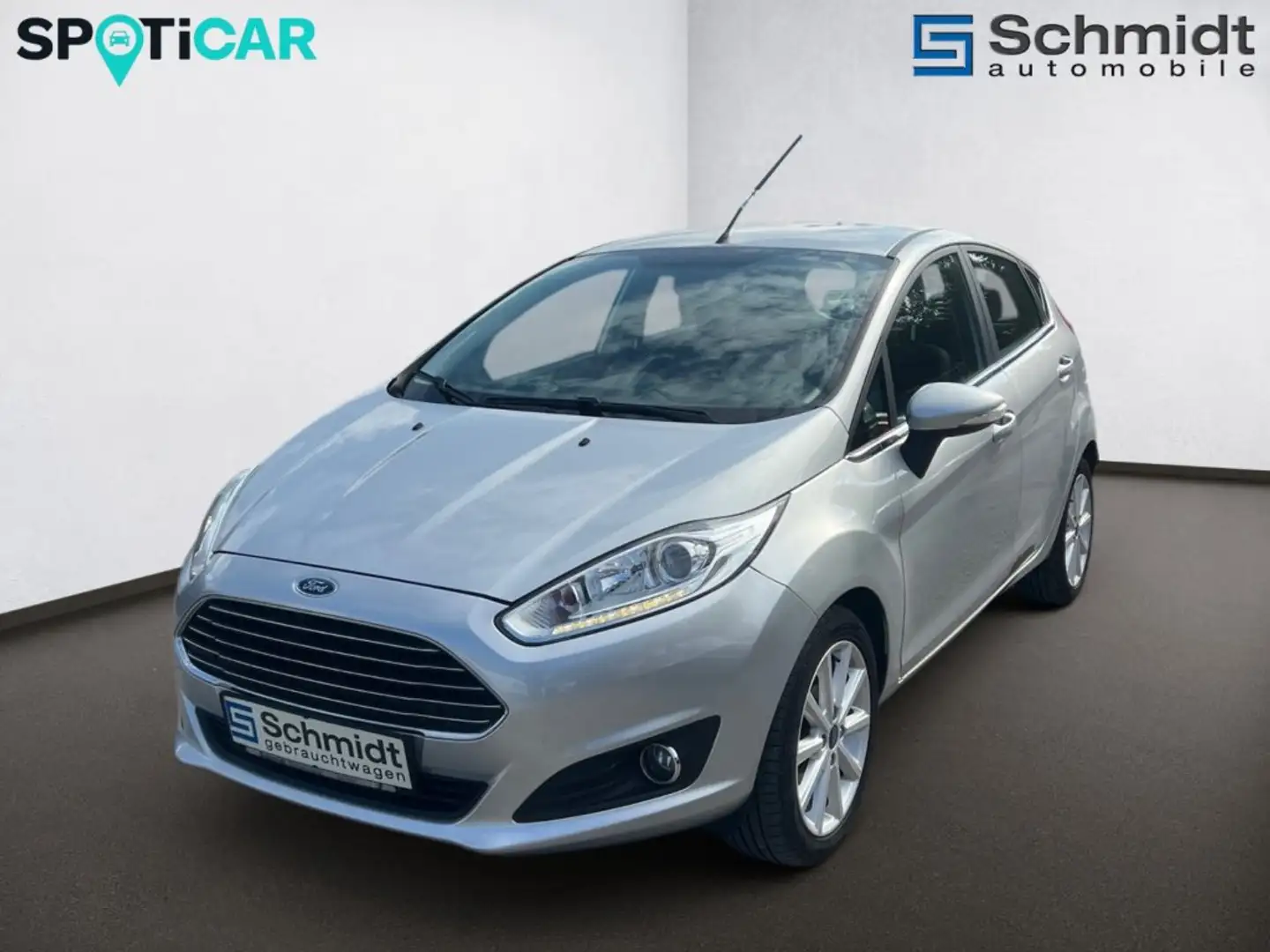 Ford Fiesta Titanium 5-türig 1,0 Ecoboost 100PS M5 F Argento - 1