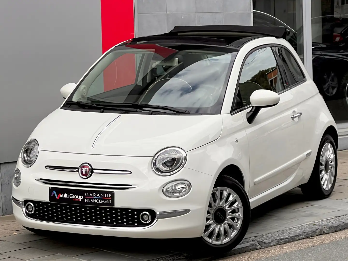Fiat 500C Cabriolet 1.2i *GARANTIE 1an/Full/GPS/Cruis/Euro6 Wit - 1