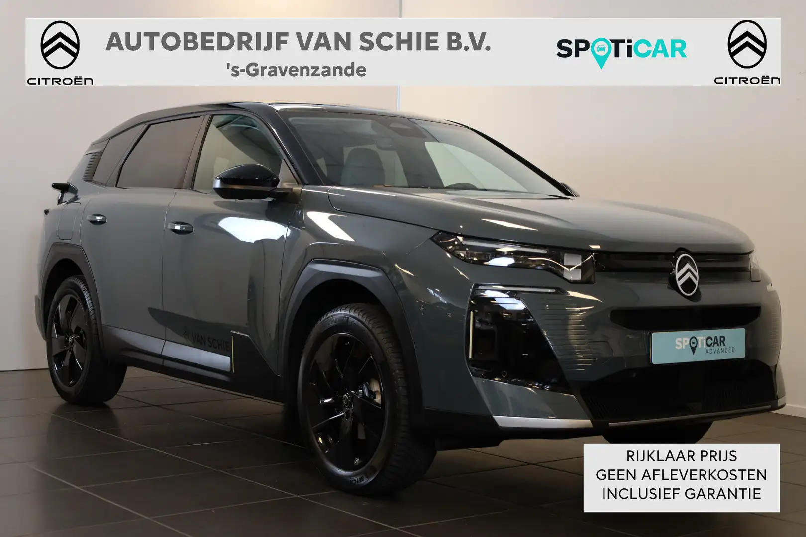 Citroen C5 Aircross Hybrid 145 Max Automaat Leer | Schuif/Kanteldak | Groen - 1