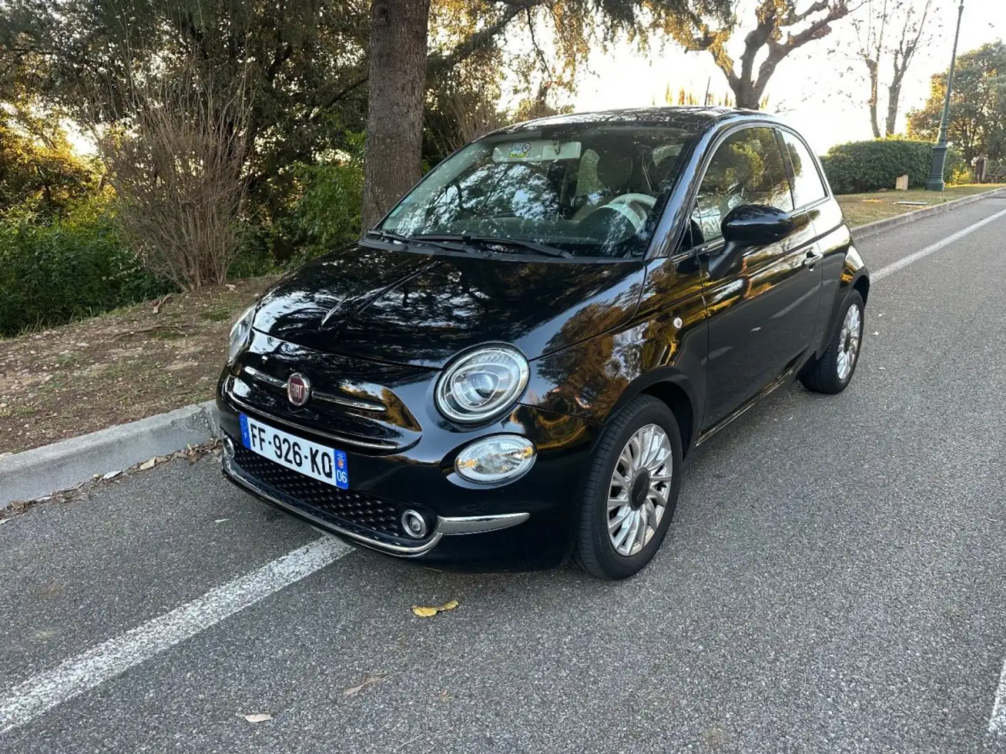 Fiat 500 Lounge Noir - 1