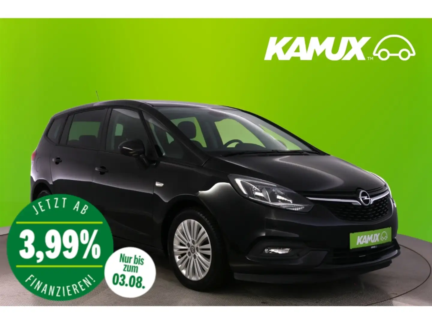 Opel Zafira C 1.4T ON+CARPLAY+TEMPO+PDC+SHZ+7-SITZE Чорний - 1