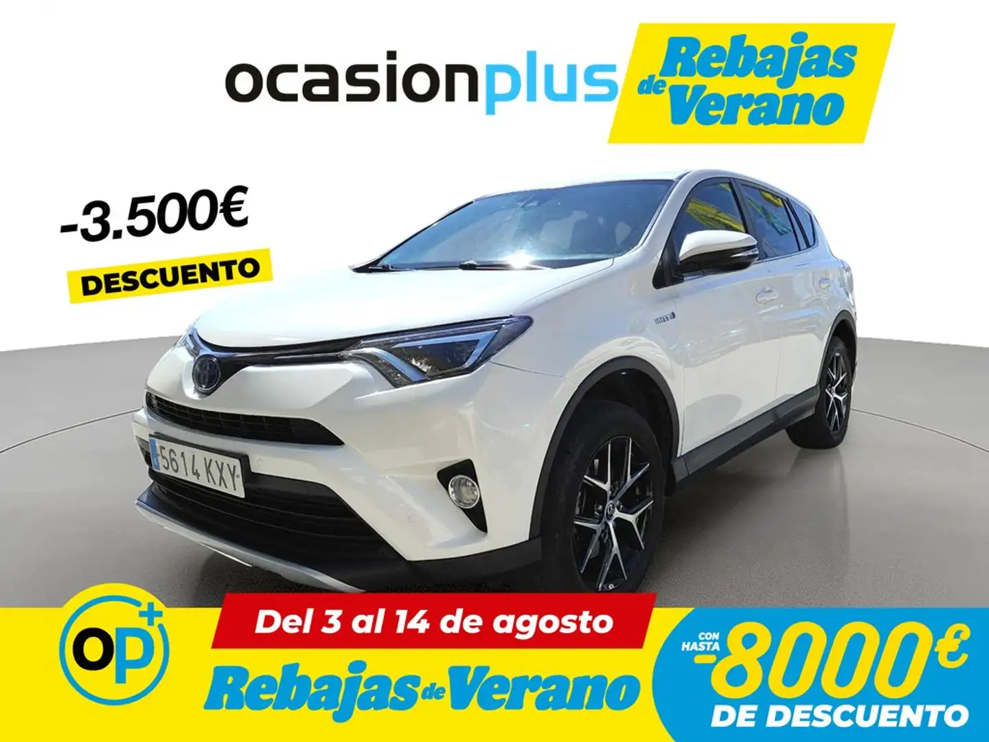 Toyota RAV 4 2.5 hybrid AWD Feel! Blanco - 1