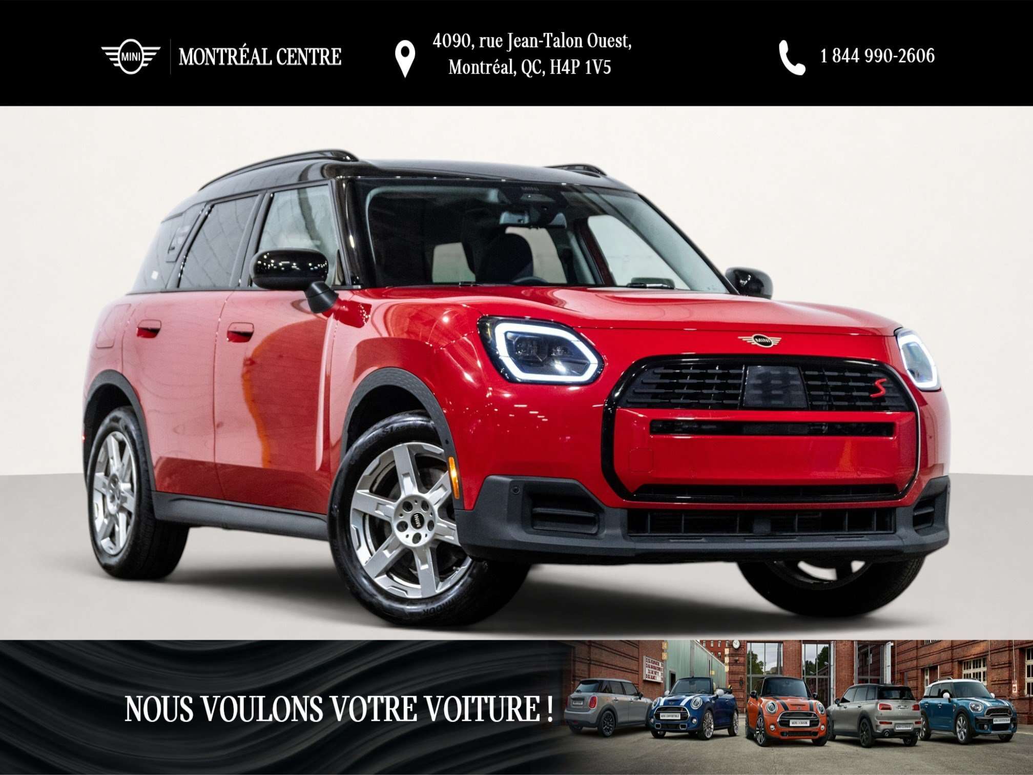 2025 MINI Countryman Cooper S ALL4 | Premier | Style classique | Accès