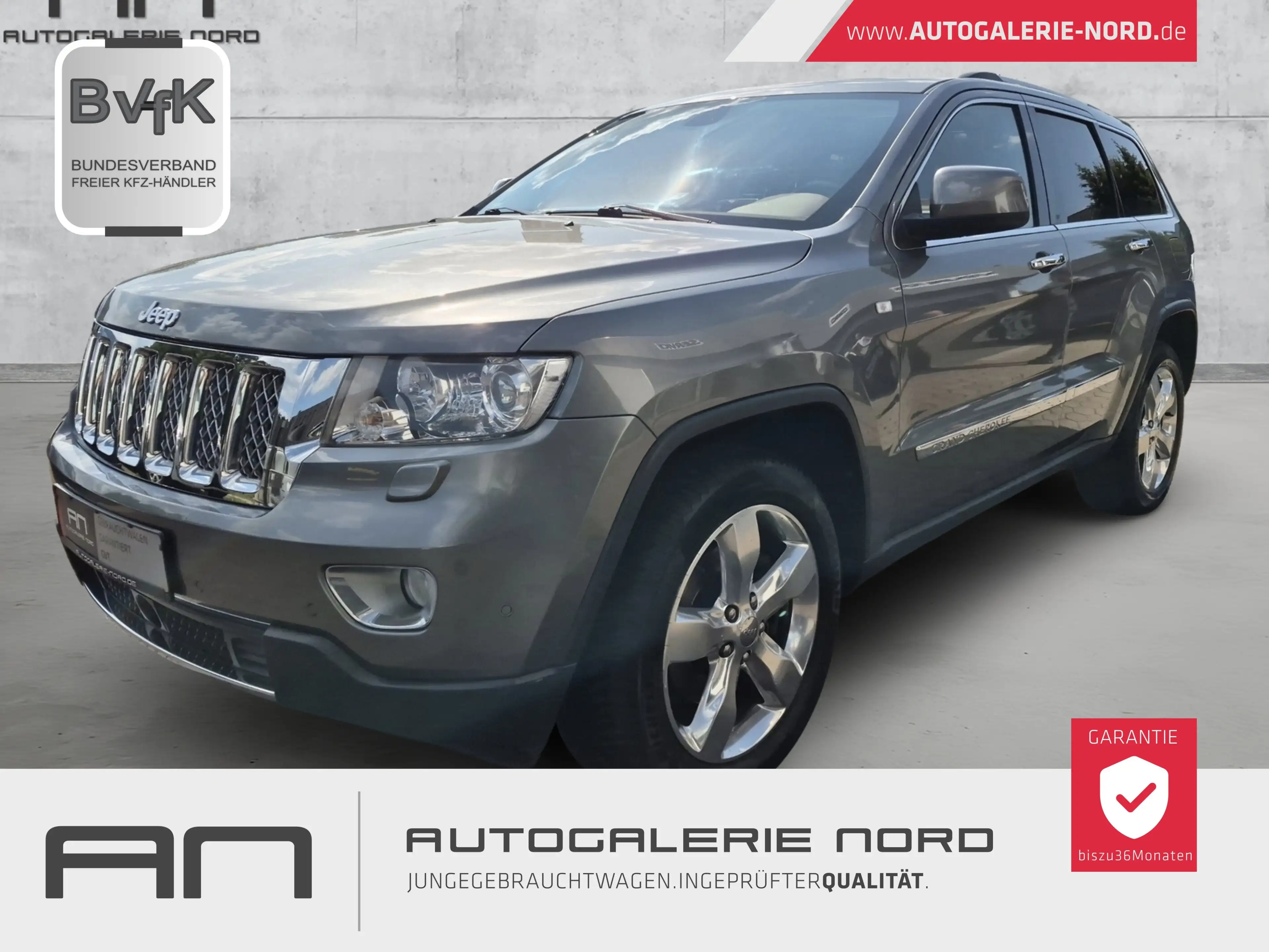 Jeep Grand Cherokee 3.0 Overland 1.Hd+Luft+Pano+Alpine+Sitzkühl