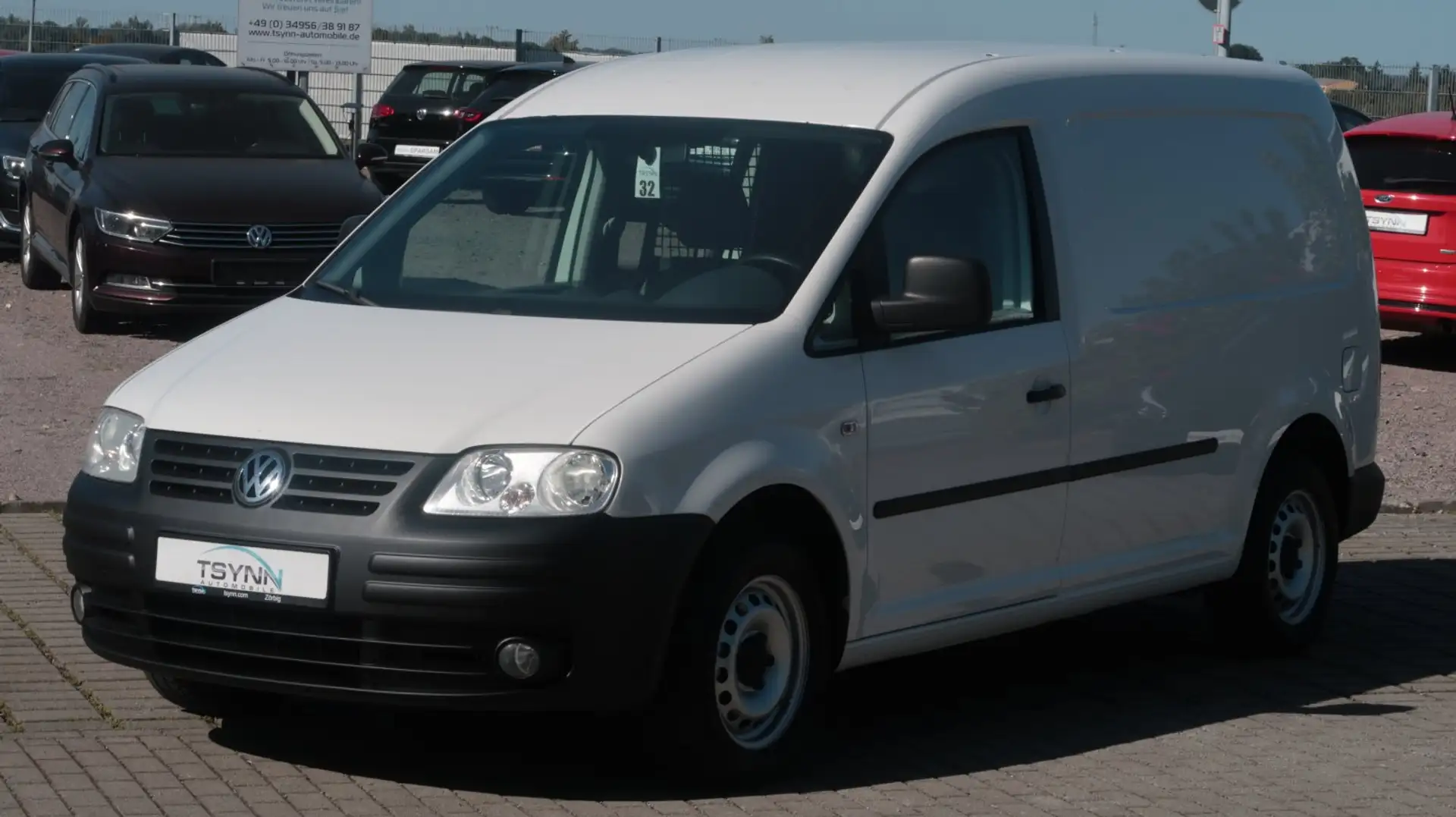 Volkswagen Caddy 1.9 TDI Maxi Top gepflegt Weiß - 1