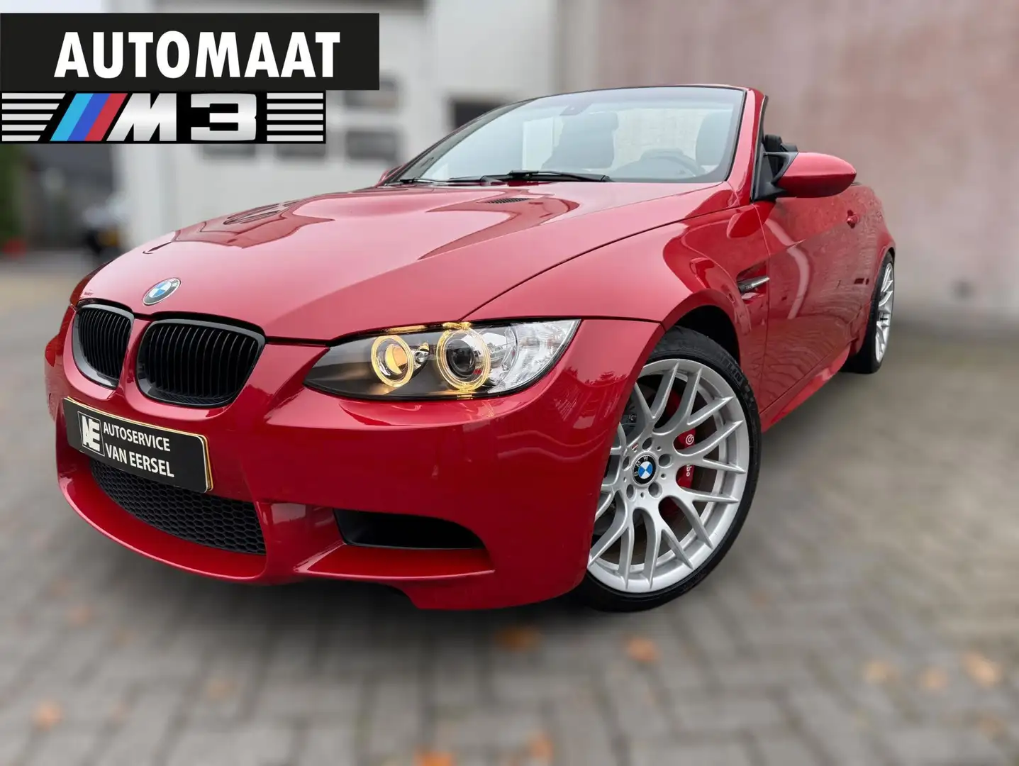 BMW M3 3-serie Cabrio V8 420PK / LEDER / CAMERA / CABRIO Rojo - 1