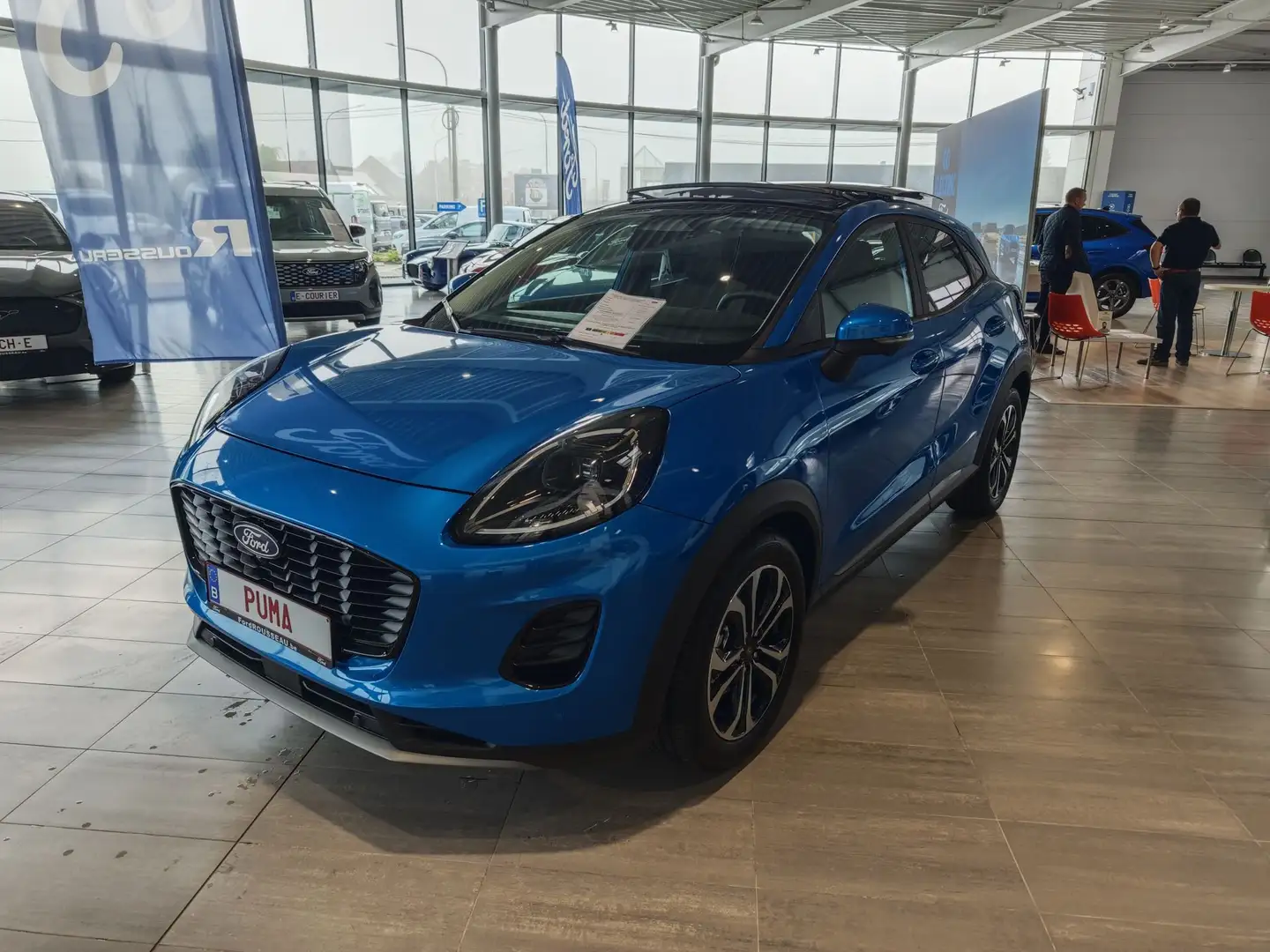 Ford Puma Titanium 1.0i EcoBoost mHEV 125ch  A7 - NEUVE Blauw - 1