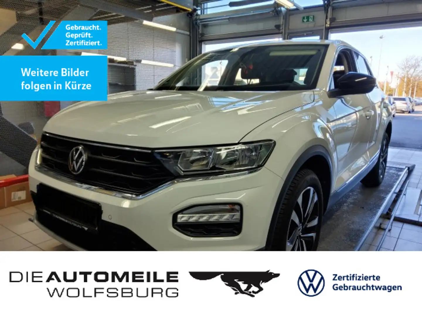 Volkswagen T-Roc 1.0 TSI United Einparkhi/Multilenk/Sitzhzg Weiß - 1