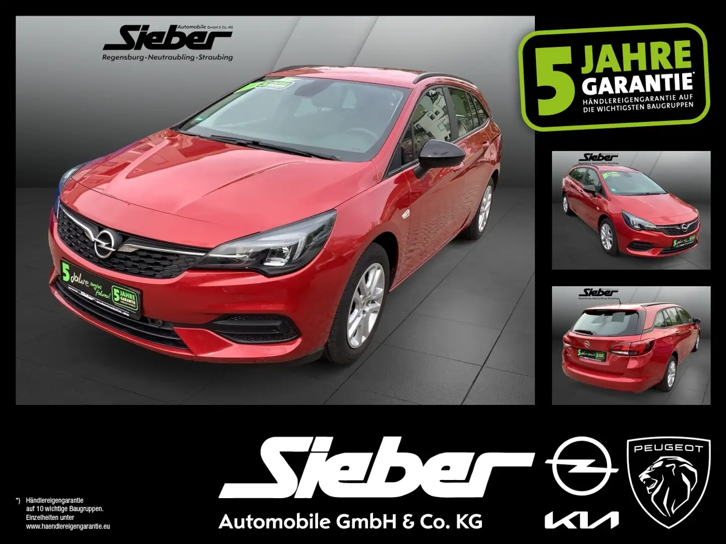 Opel Astra K ST 1.2 Turbo  Edition *Sitzheizung*PDC* Rojo - 1