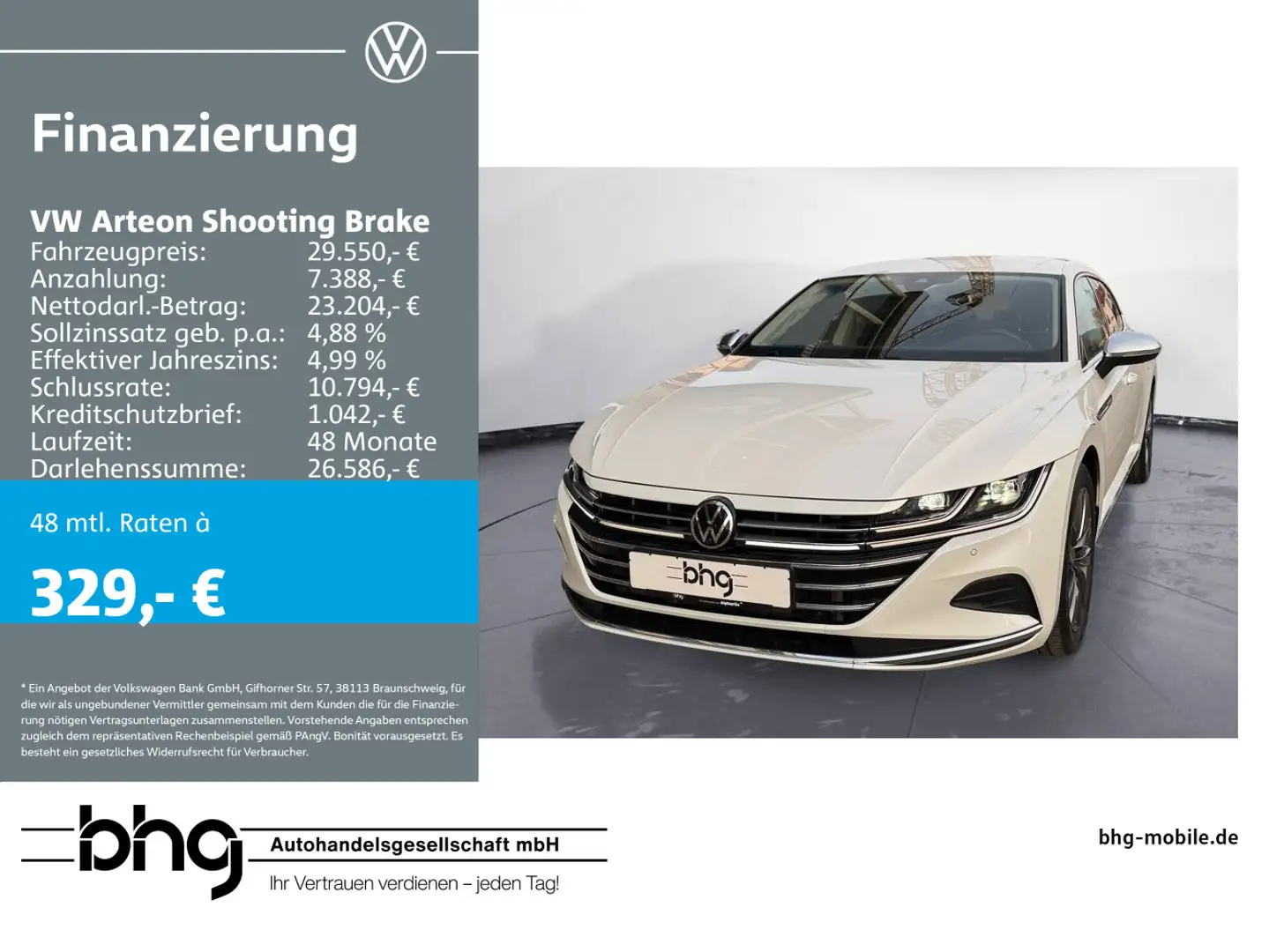 Volkswagen Arteon 2.0 TDI 4M DSG Elegance St Wit - 1