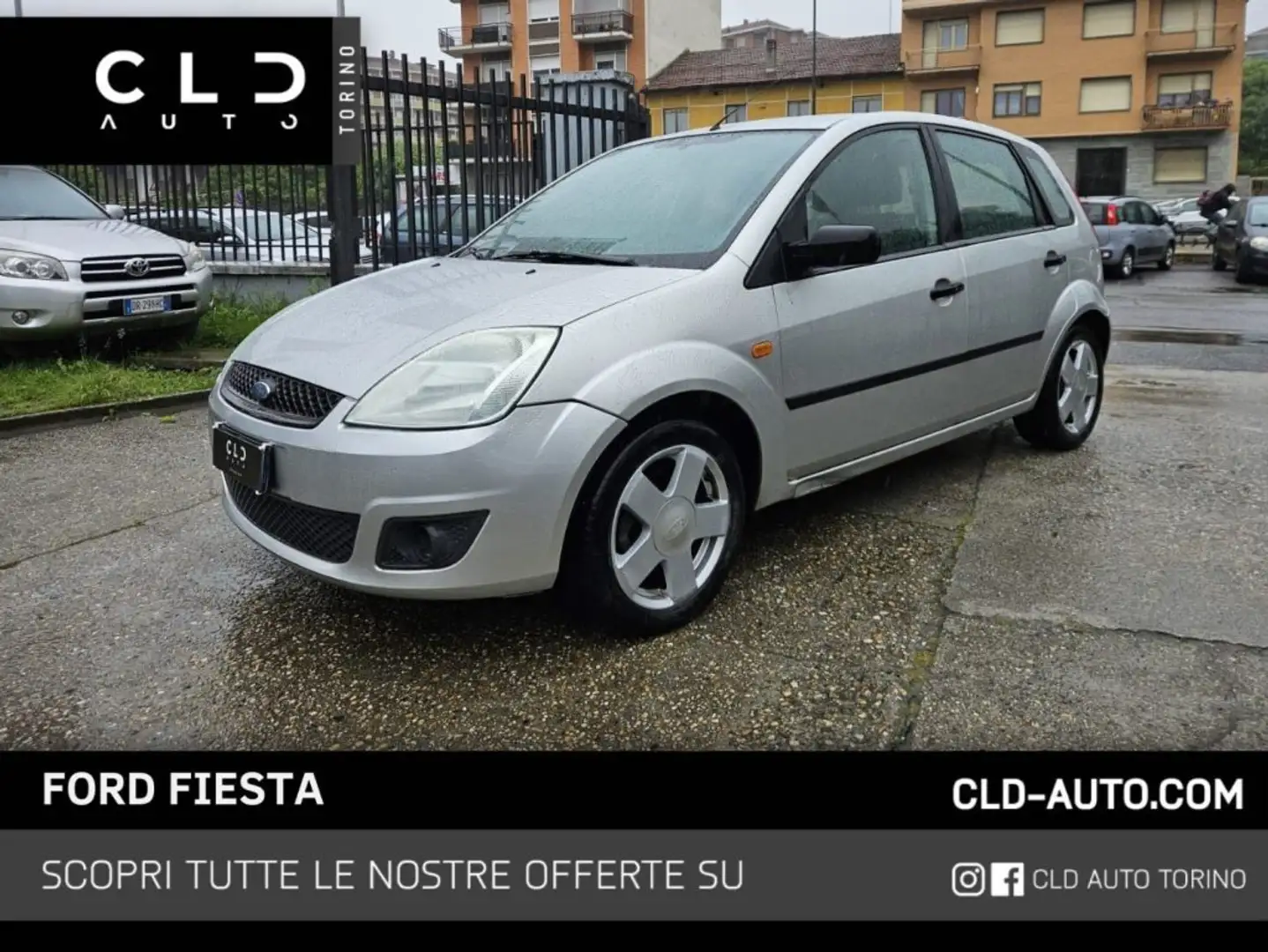 Ford Fiesta 1.4 16V 5p. Ghia Grigio - 1