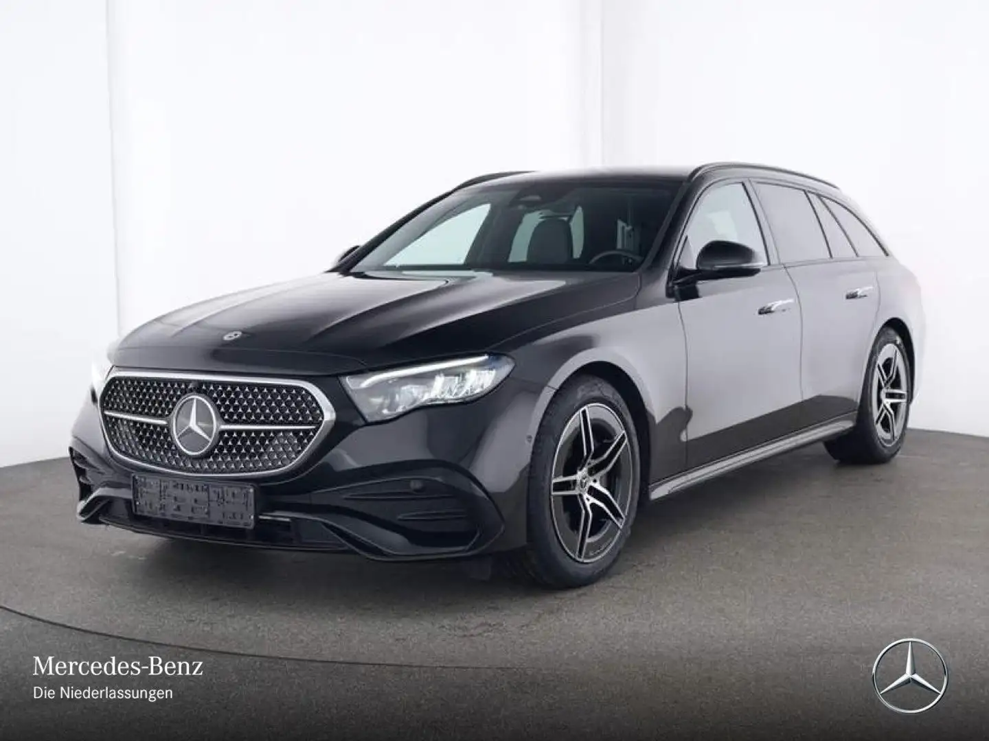 Mercedes-Benz E 220 d T 4M AMG Distr. LED AHK Night Kamera PTS Zwart - 2